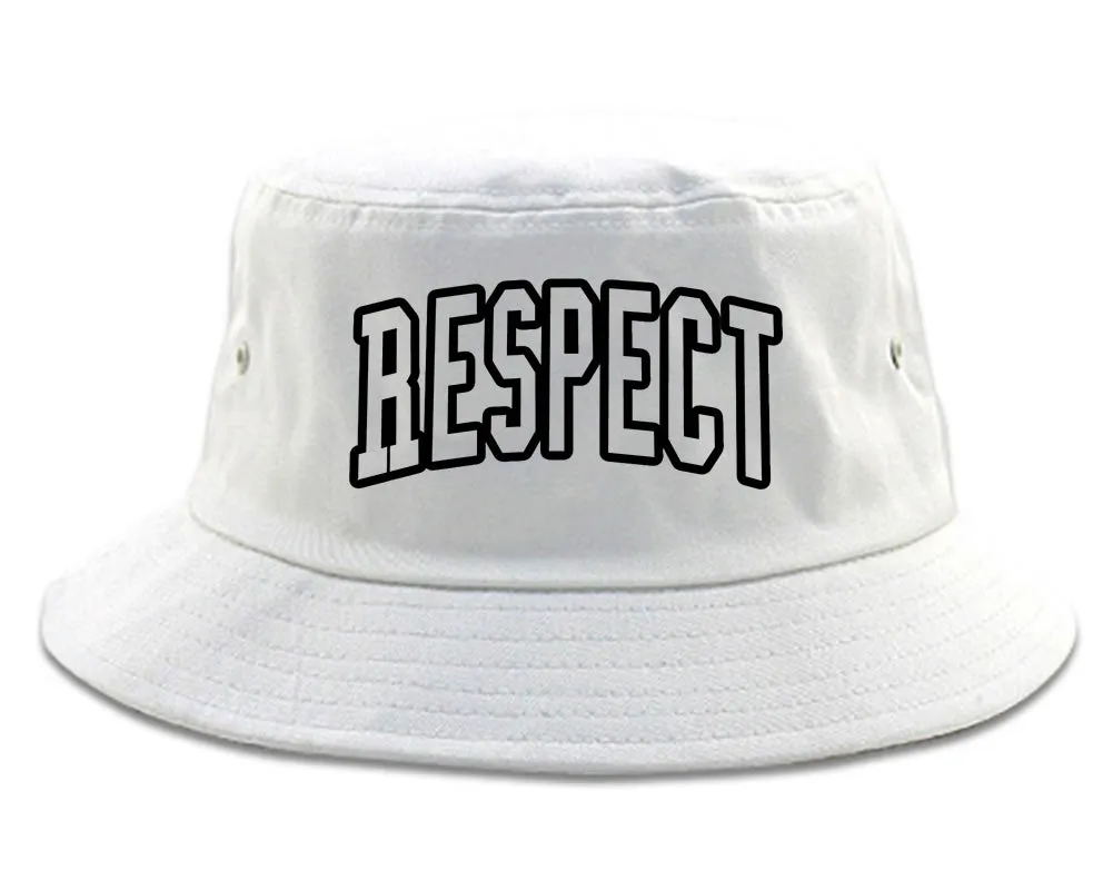 Respect Outline Mens Bucket Hat