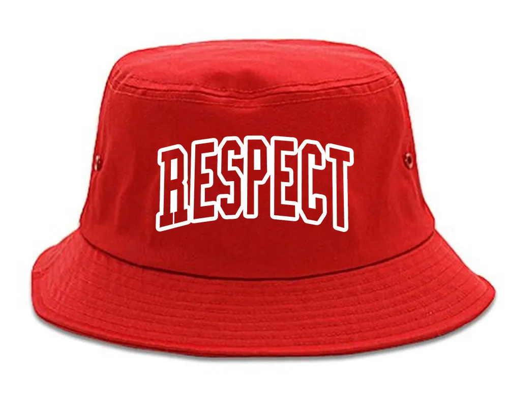 Respect Outline Mens Bucket Hat