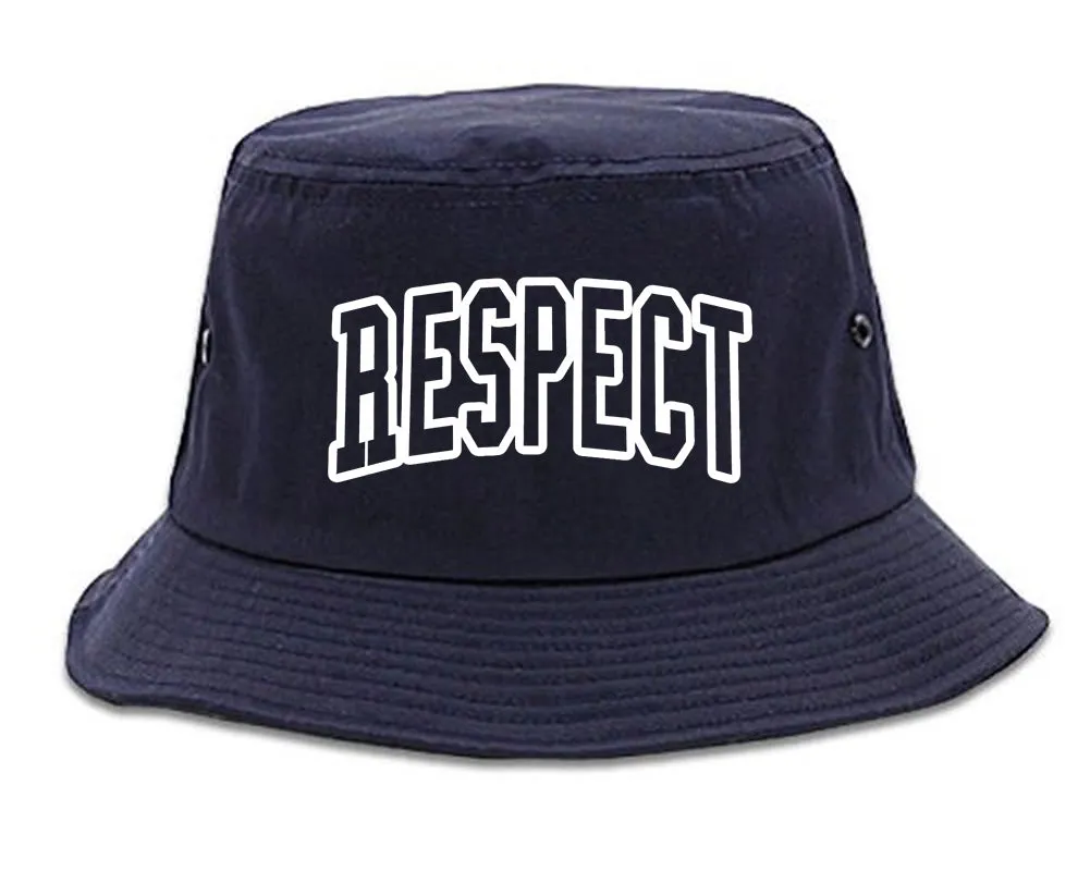Respect Outline Mens Bucket Hat