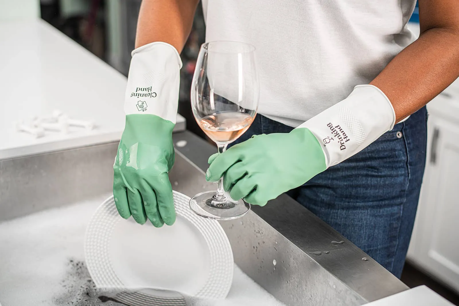 Reusable Cleaning Gloves - Green
