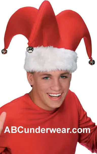 Santa Jester Hat with Bells