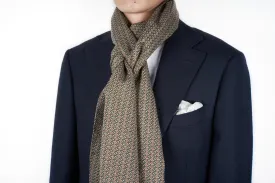 Scarf: Olive Geo