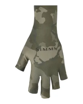 Simms Solarflex Sun Glove - Regiment Camo Drab Olive