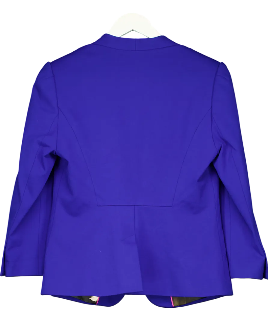 Ted Baker Blue Single Breasted Blazer UK 14