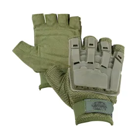 Valken V-Tac Half Finger Plastic Gloves - Olive - XL/2XL