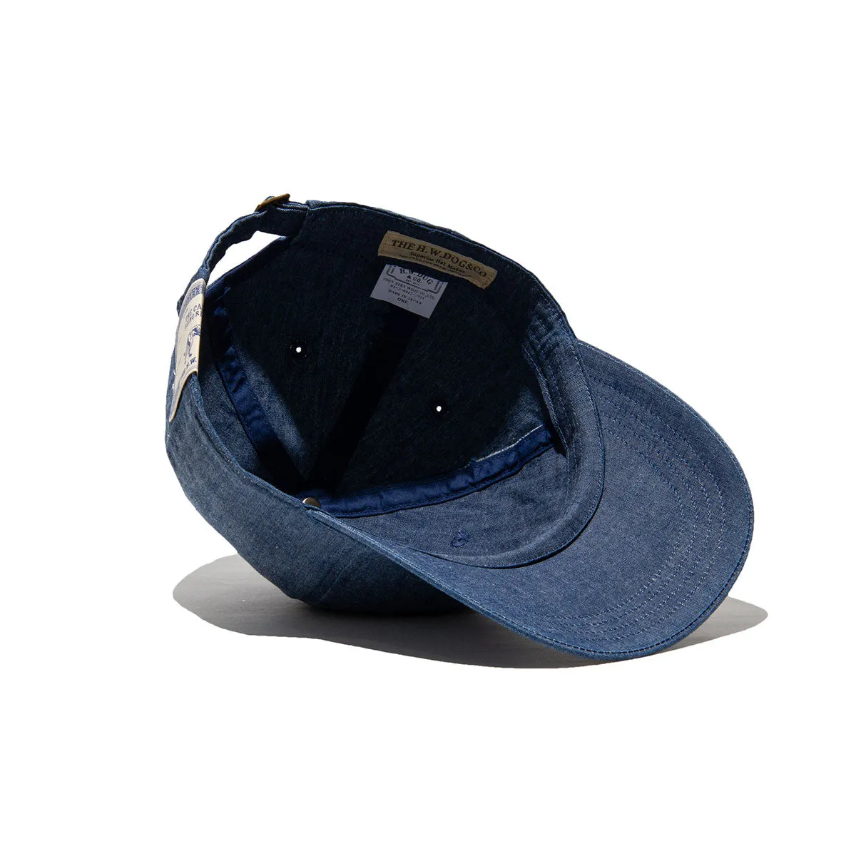 WASH DENIM UNION CAP - Blue